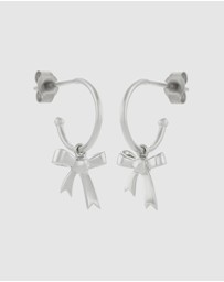 Karen Walker - Bow Hoop Earrings