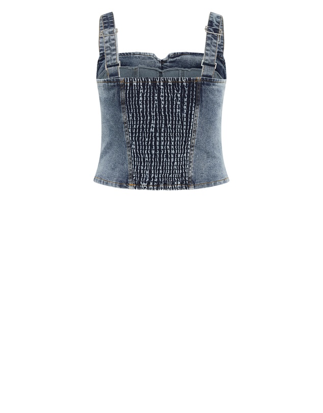 City Chic - Denim Dreams Corset