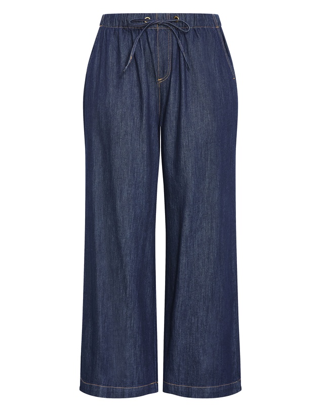 City Chic - Plus size Tia Denim Pant - dark wash