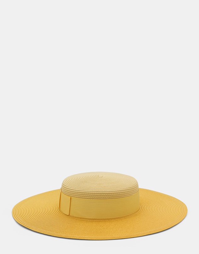 Morgan & Taylor - Domino Racewear Boater in Yellow