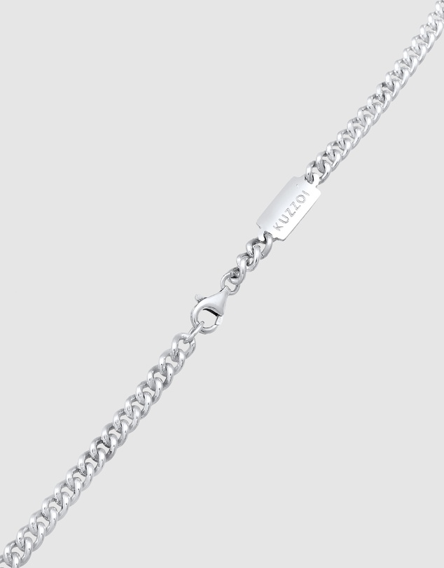 Kuzzoi - ICONIC EXCLUSIVE - Classic Curb Chain Necklace in 925 Sterling Silver