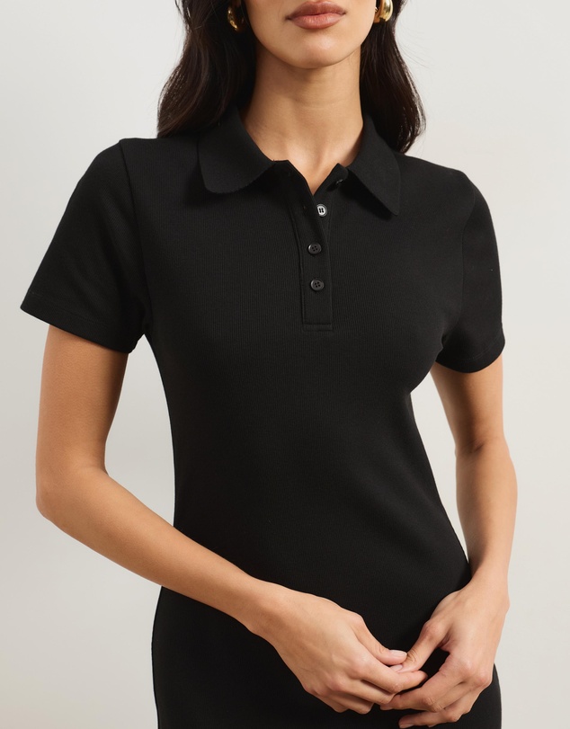 Atmos&Here - Morgan Organic Cotton Short Sleeve Midi Dress