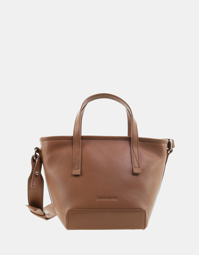 Pierre Cardin - Pierre Cardin Genuine Leather Tote Crossbody Bag