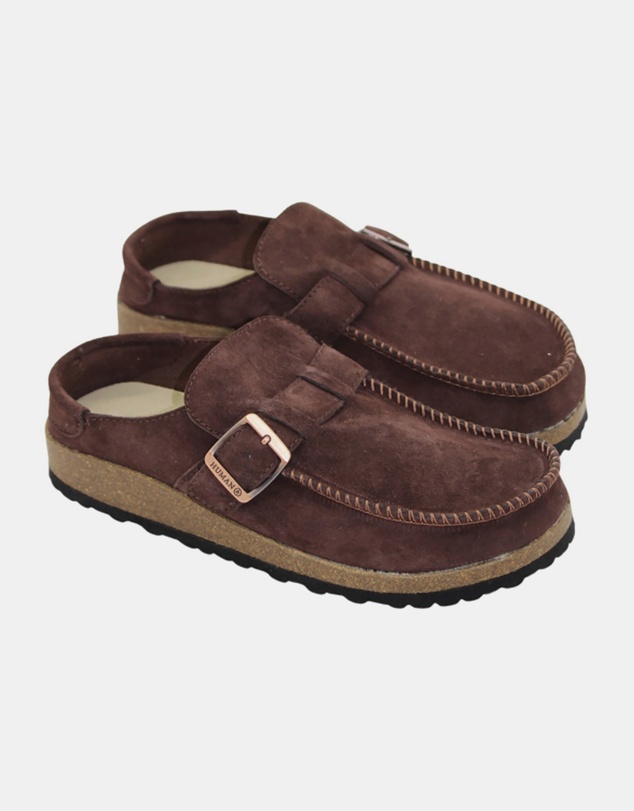 Human - Winnie Women's Moccasin Slip-ons Choc