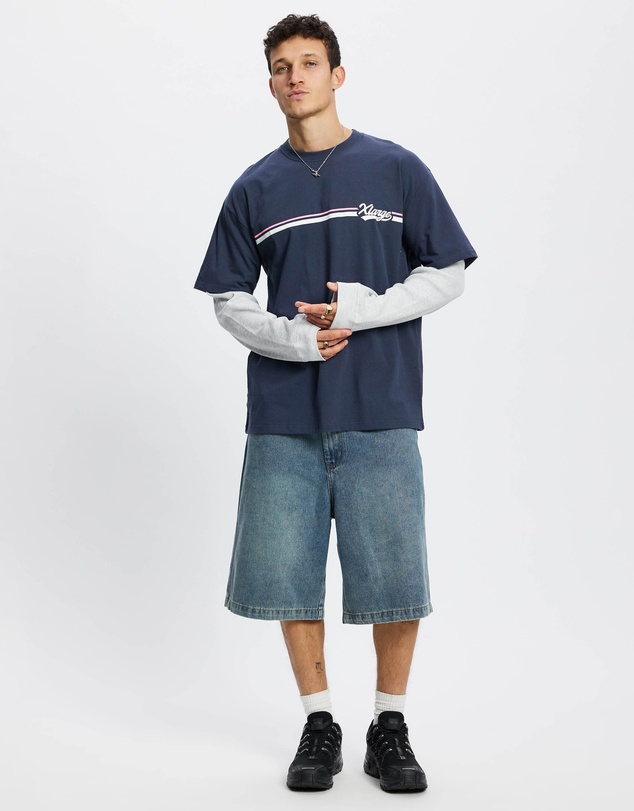 X-Large - Baggy Bull Denim 91 Shorts