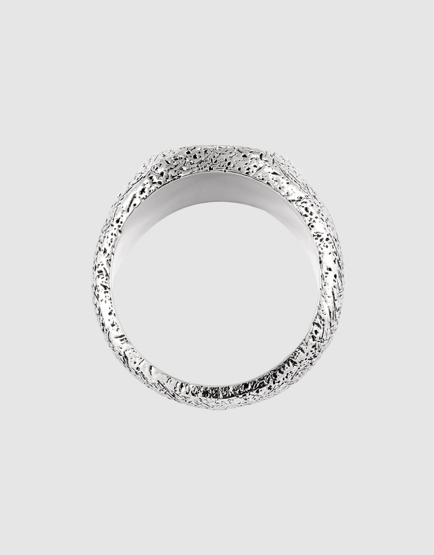 Haze & Glory - ICONIC EXCLUSIVE - Ring Signet Men Onyx Circle 925 Sterling Silver