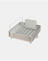 Joseph Joseph - Extend™ Steel Expandable Dish Rack with Draining Spout (Stone)