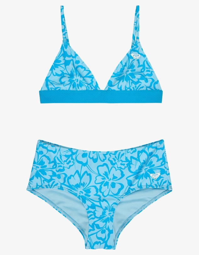 Roxy - Girls 8 to 16 Flaura Ditsy Tri Two Piece