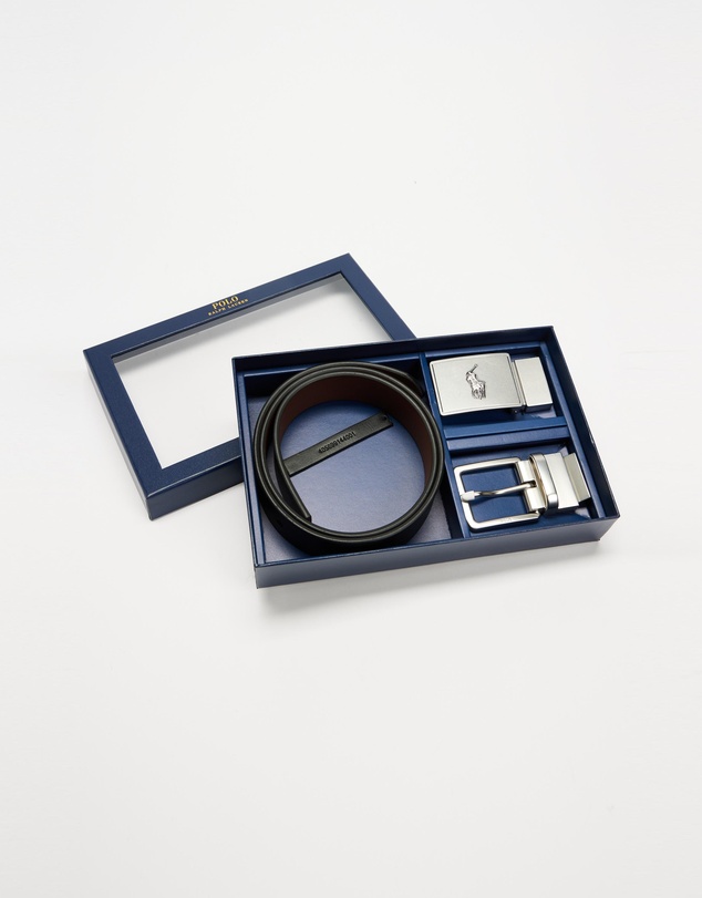 Polo Ralph Lauren - Reversible Leather Belt Gift Set- ICONIC EXCLUSIVE