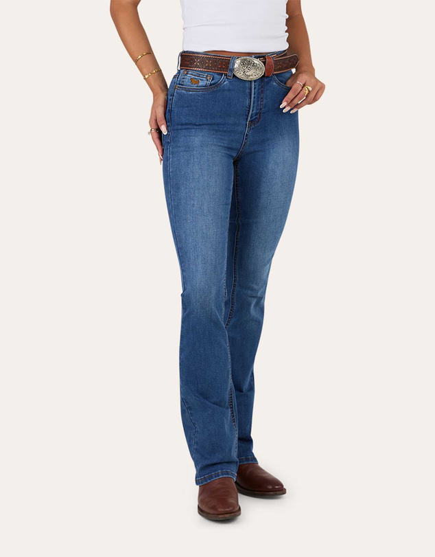 Ringers Western - Penny Womens High Rise Bootleg Jean