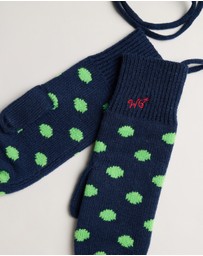 Damson Madder - Cable String Mittens
