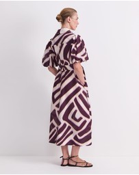 Sportscraft - Penny Print Midi Dress