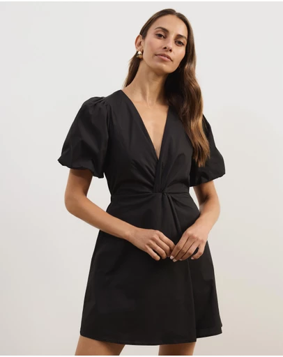 Atmos&Here - Cole Cotton Poplin Mini Dress