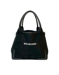 Pre-Loved by Azura Reborn - Pre-Loved Canvas Navy Cabas Tote S