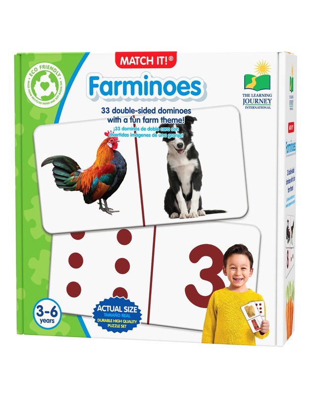 The Learning Journey - Match It Dominoes Farminoes