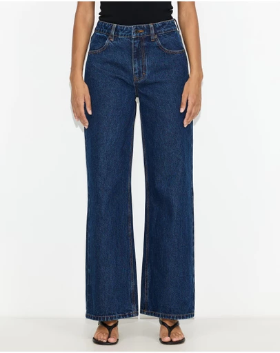 Dazie - Madrid High Rise Wide Leg Jeans