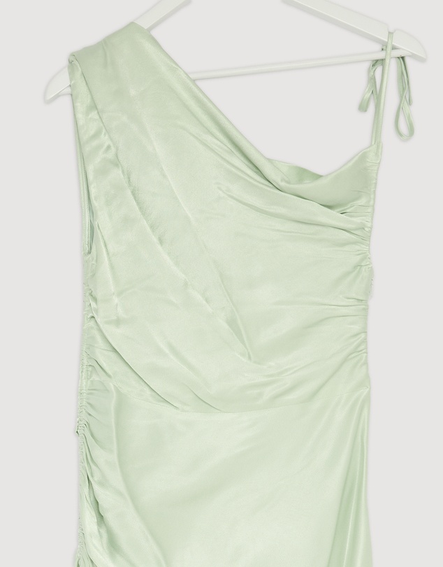Revibe - Repaired Shona Joy La Lune Gathered Maxi Dress - AU 10