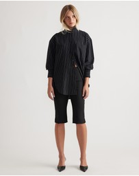 Decjuba - Heather Oxford Oversized Shirt