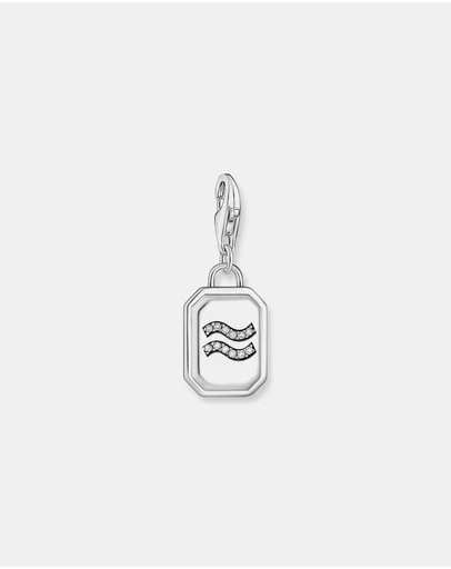 THOMAS SABO - Charm Pendant Aquarius Zodiac Sign Silver