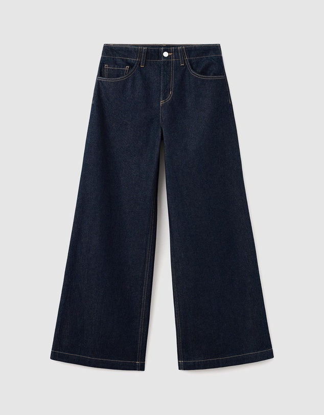 M.N.G - Wide Leg Mid-Rise Jeans