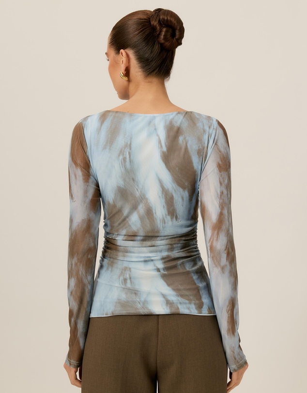 Tussah - Sophie Abstract Print Long Sleeve Top