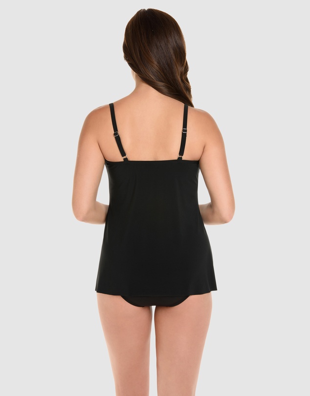 Miraclesuit Swimwear  - Marina Draped Underwired Tankini Top