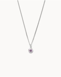 Kirstin Ash - Birthstone Necklace February Amethyst