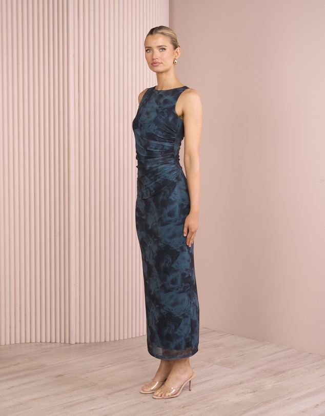 Azzurielle - Eliora Maxi Mesh Dress