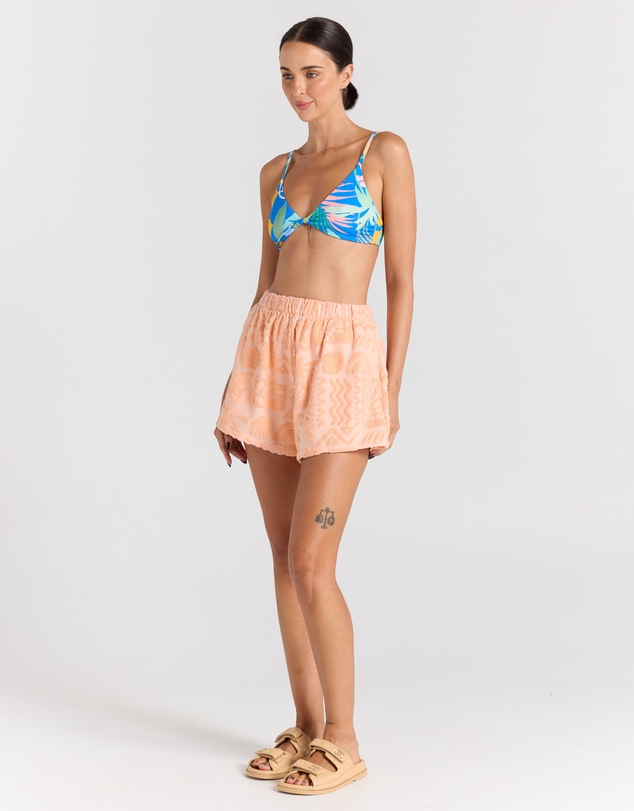 Poolside Paradiso - Mai Tai Short - Peach