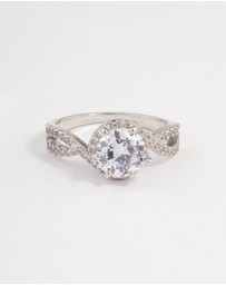 Lovisa - Silver Round Infinity Halo Ring