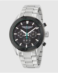 Aston Martin - BST Black Steel Bracelet and Black Silicone Strap Box Set