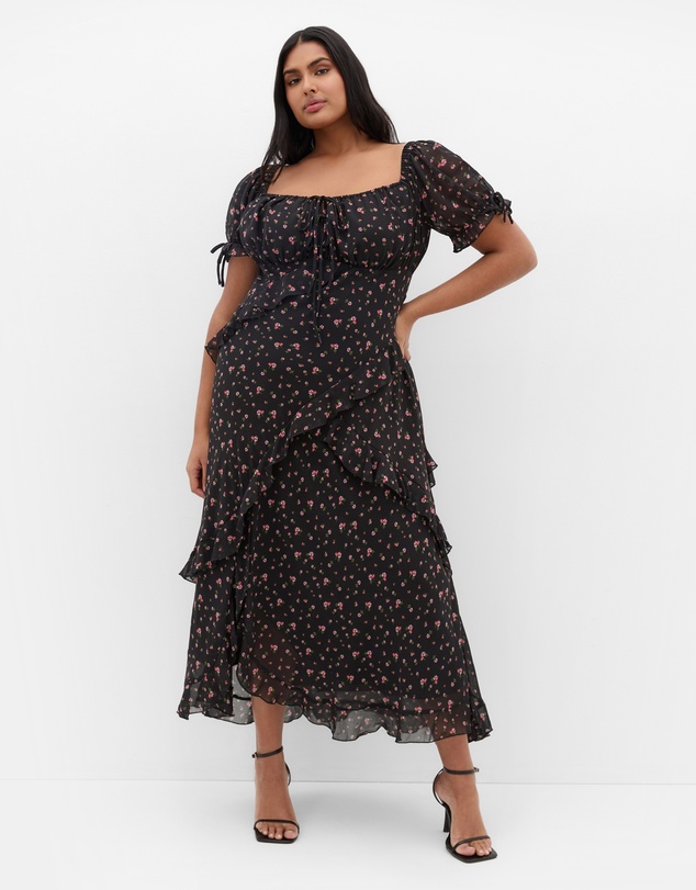 City Chic - Shayla Print Maxi Dress