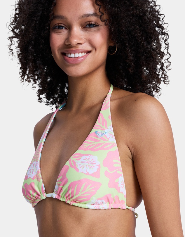 Roxy - Womens Hibiscus Hype Revo Tiki Tri Bikini Top