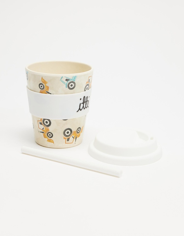 itti bitti - 240ml Reusable Baby Cino Cup With 1 Straw - Dozer