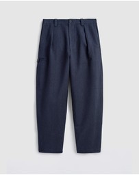 COS - Cotton-Blend Barrel-Leg Utility Trousers