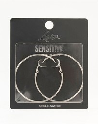 Lovisa - Surgical Steel Classic Hoop Earrings 60MM