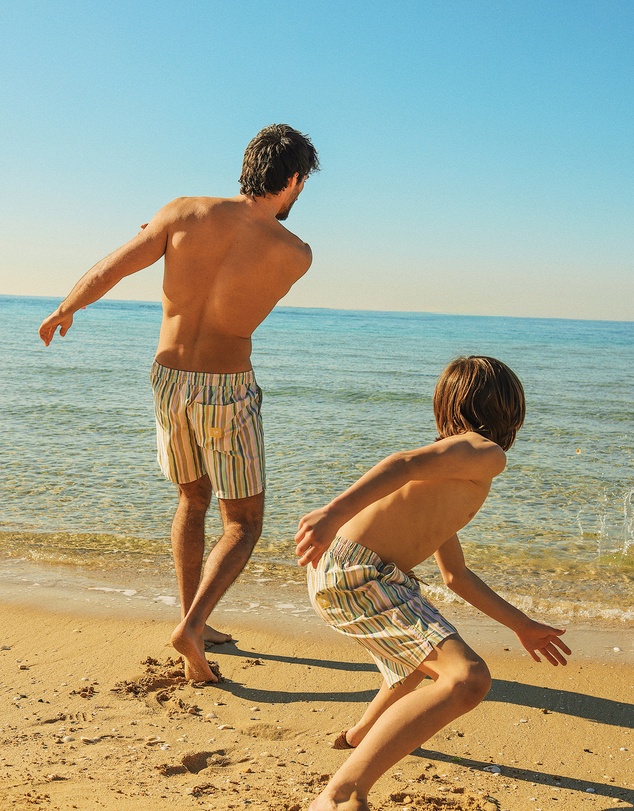 Skwosh - Clinkers Everyday Shorts in Multi Stripe