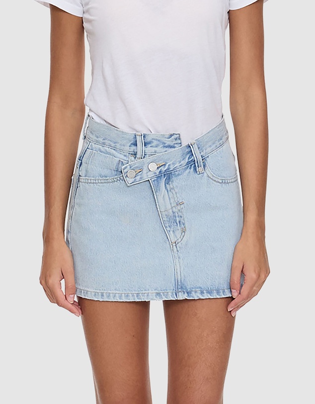 Thrills - Kai Wrap Mid Rise Mini Skirt