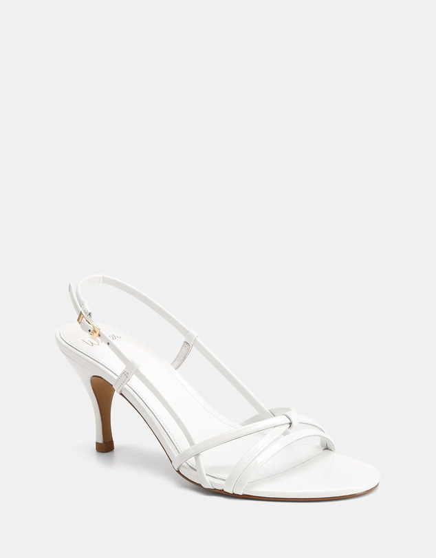 Wittner - Imani Mid Sandals White Patent Leather