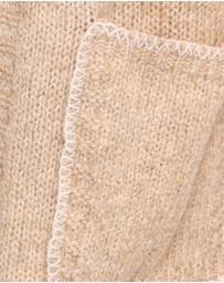 Petal & Pup - Trinette Contrast Pocket Cardigan - Tan