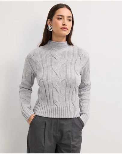 The Fated - Nickson Cable Knit Jumper