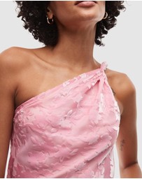 TOPSHOP - One-Shoulder Twist Sleeveless Top
