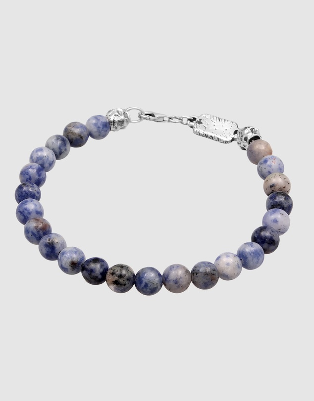 Haze & Glory - ICONIC EXCLUSIVE - Bracelet Men Blue Atlantic 925 Sterling Silver