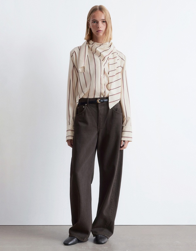 & Other Stories - Scarf-Detail Shirt