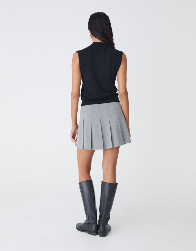 Forcast - Kris Pleated Mini Skirt