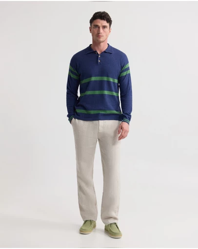 Oxford - Wolf Striped Cashmere Blend Rugby