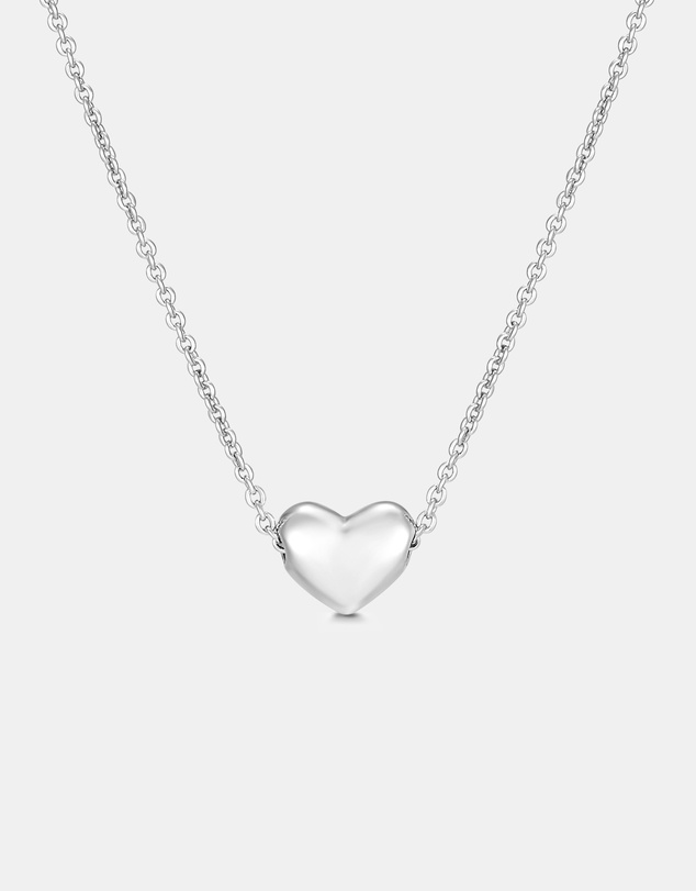 Mestige Kids - Big Love Necklace - Silver Plated