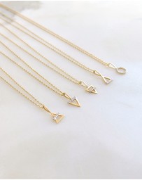 Luna Rae - Solid Gold - Fire Element Diamond Necklace