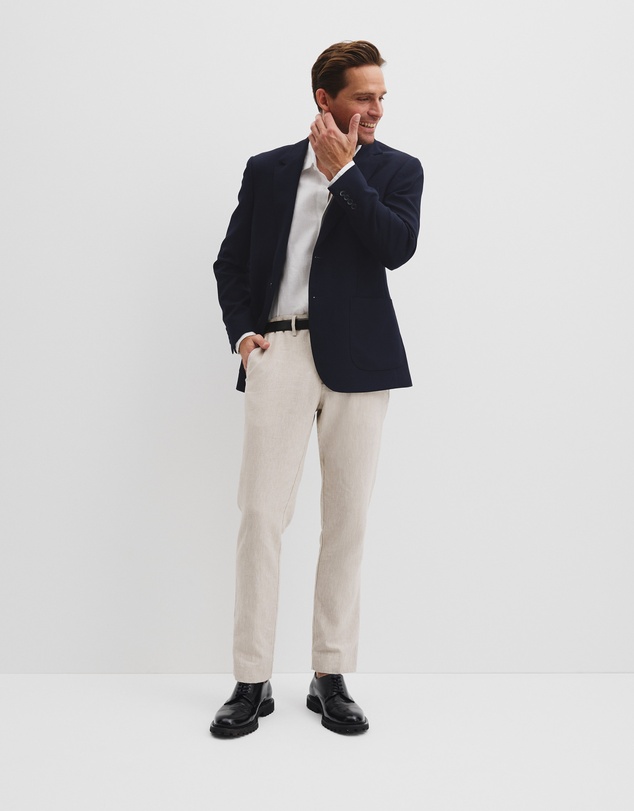 Country Road - Regular Textured Wool Stretch Blazer