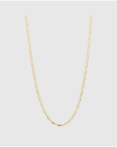 Najo - Summer Veil Yellow Gold Necklace
